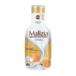 Malizia Bagno Schiuma Honey and Ginger 1L Płyn do kąpieli